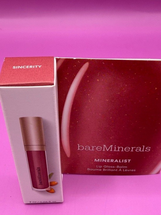 bareMinerals Other - bareMinerals Mineralist Lip Gloss-Balm in Berry Pink Shade